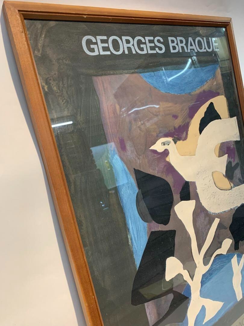 George Braque 1978 Vintage Lithograph Poster
