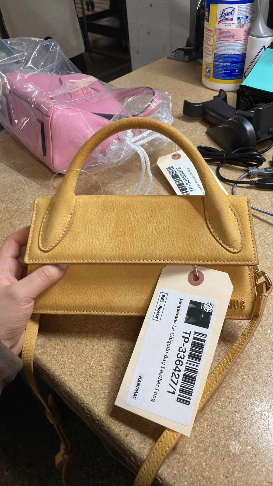 Jacquemus Le Chiquito Bag Nubuck Long