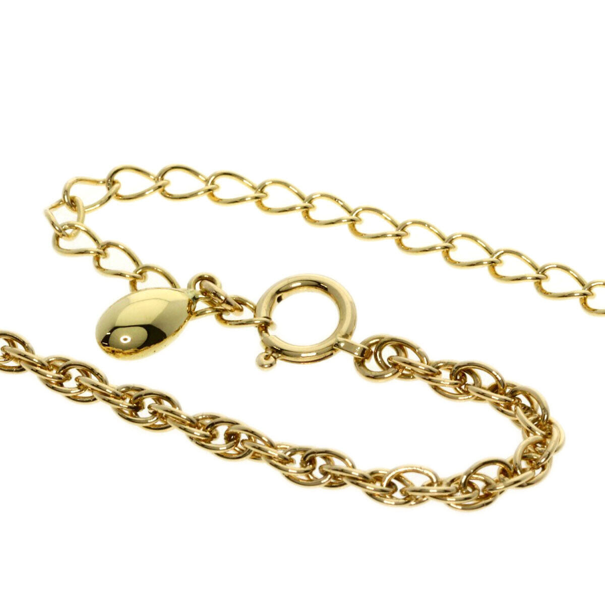 Jeunet Necklace Sapphire Diamond K18 Yellow Gold