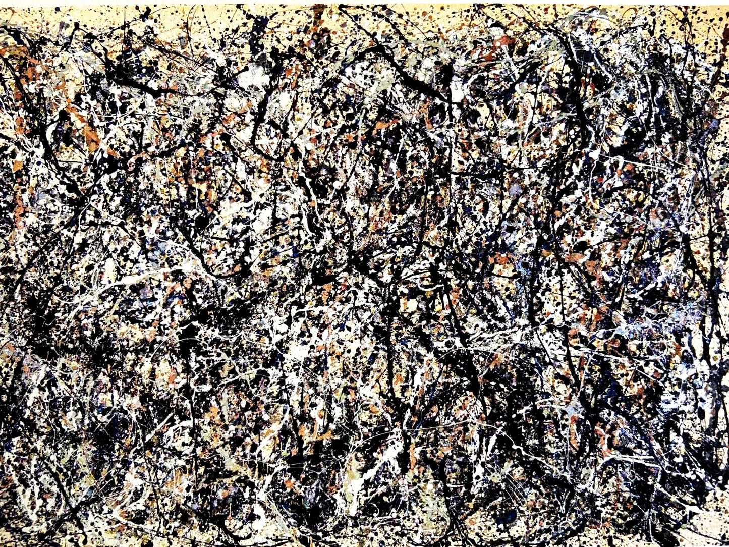 Jackson Pollock Lithograph Coa Signed Numbered By