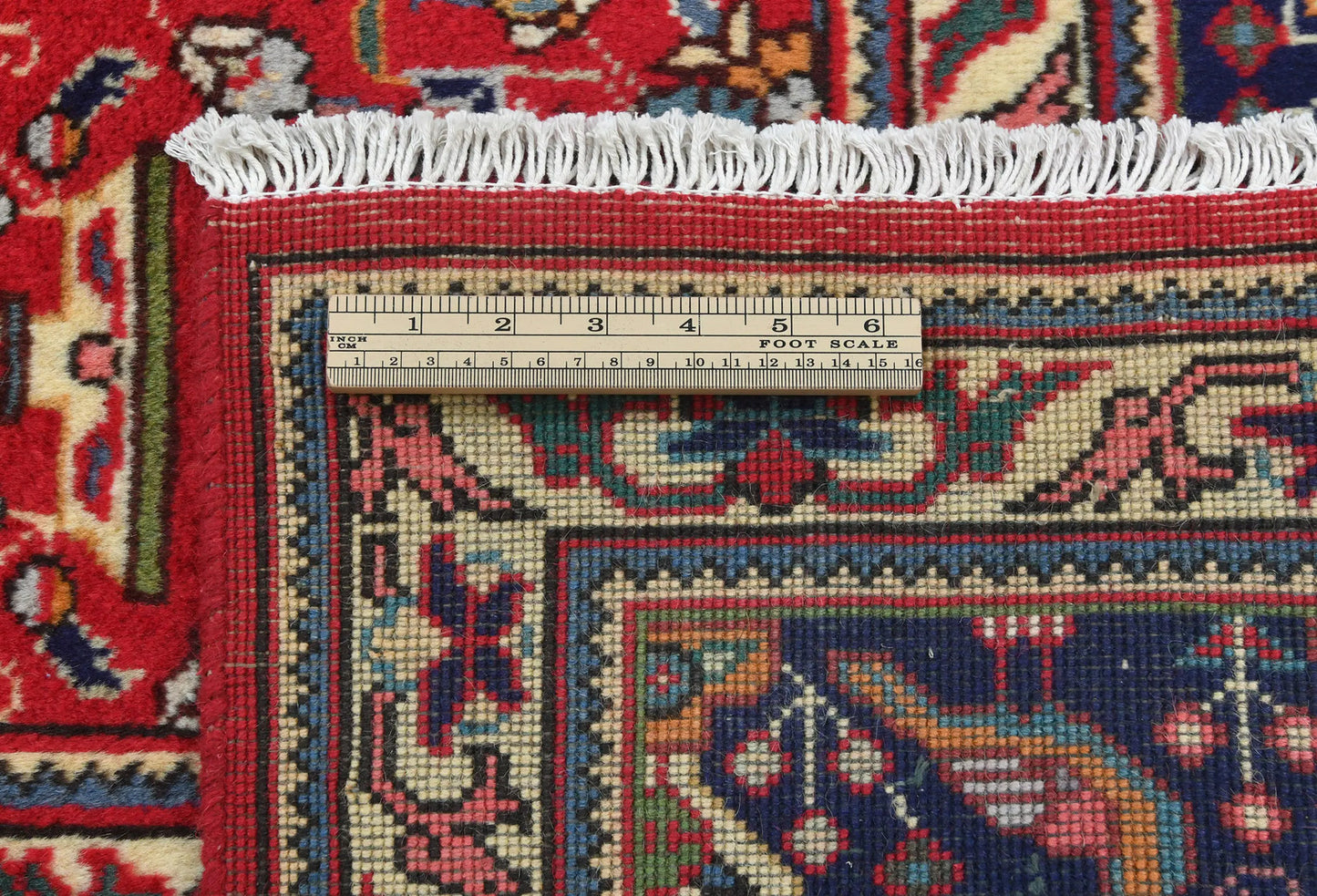 Vintage Handmade Oriental Rug Pictorial Design