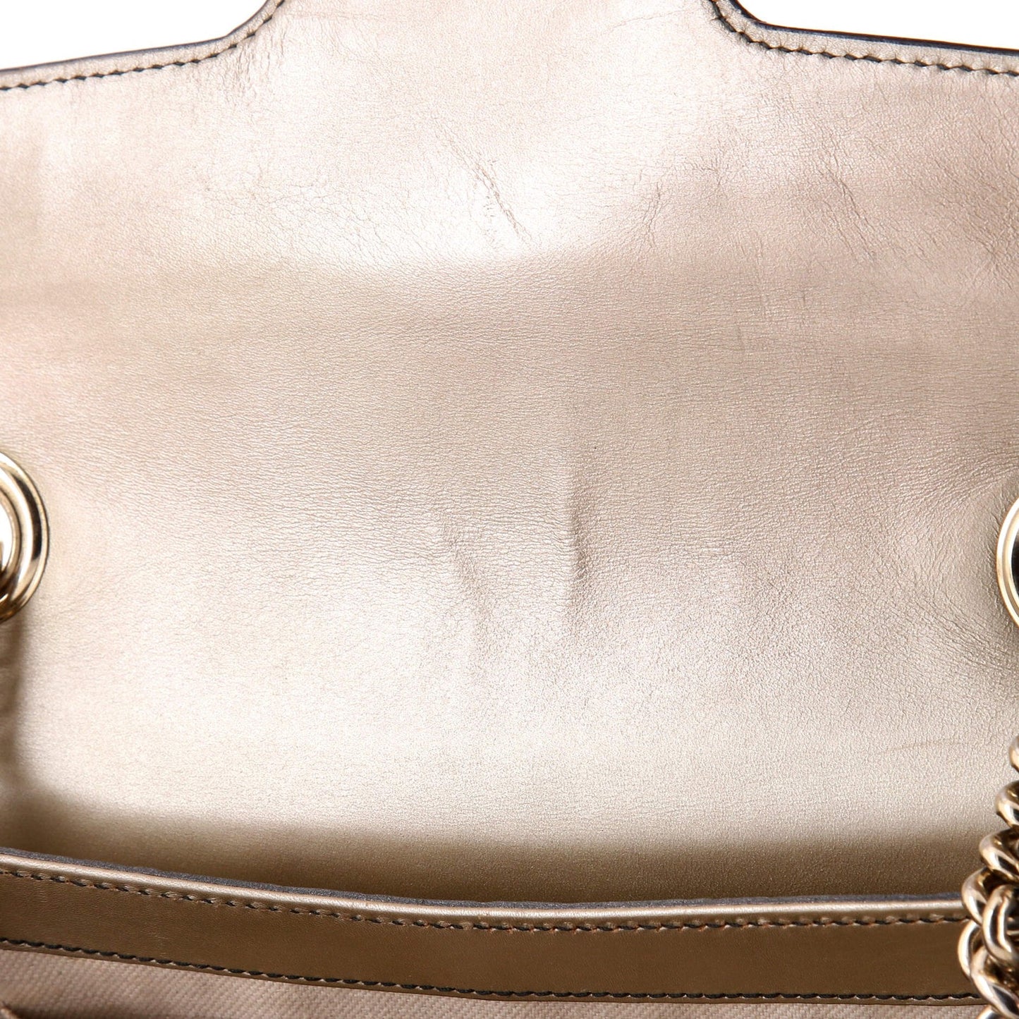 Gucci Emily Chain Flap Bag Guccissima Leather Medium