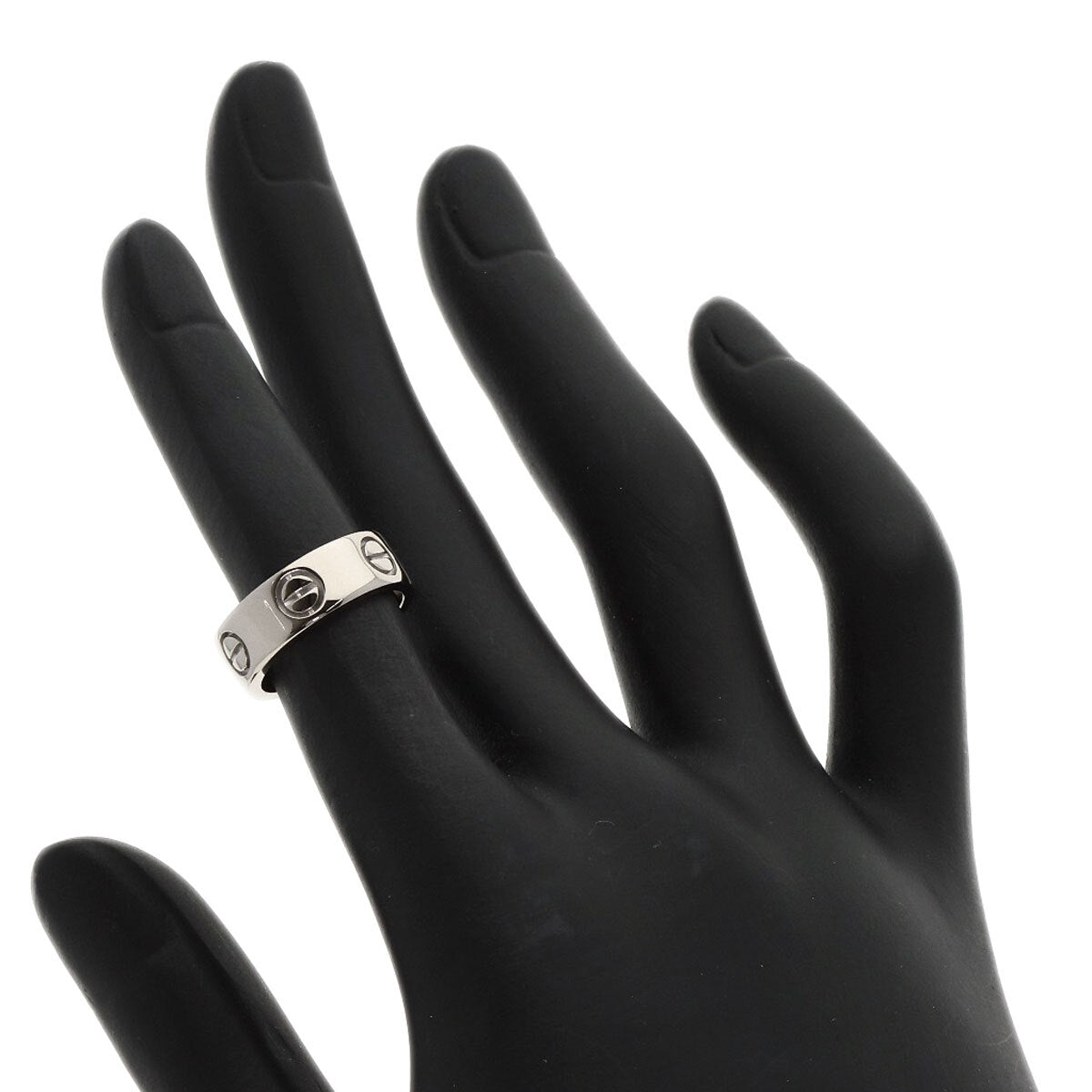 Cartier Ring Love Ring #45 K18 White Gold