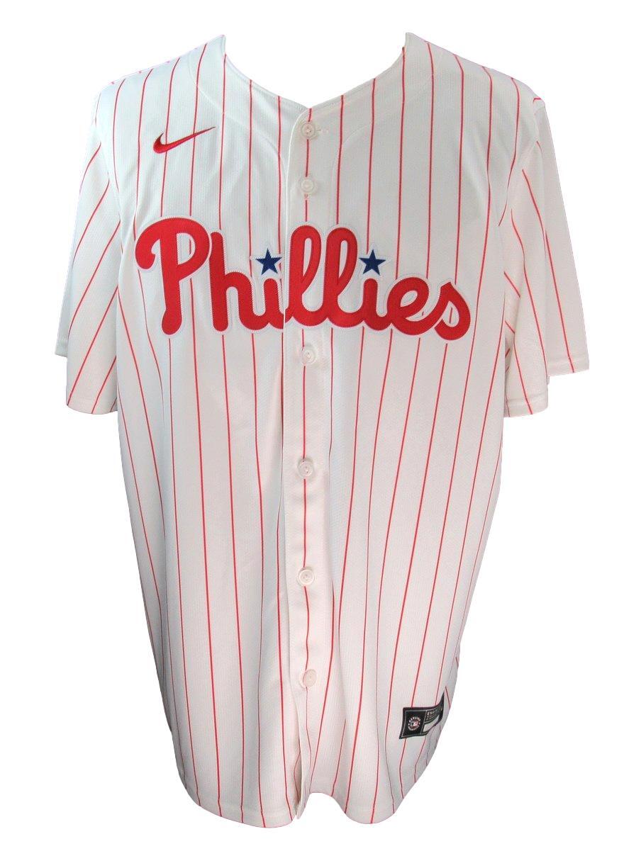 Chase Utley Signed White Nike Baseball Jersey