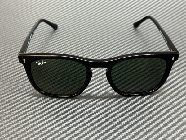 RAY BAN RB2210 901 31 Black Green Unisex 53 mm Sunglasses