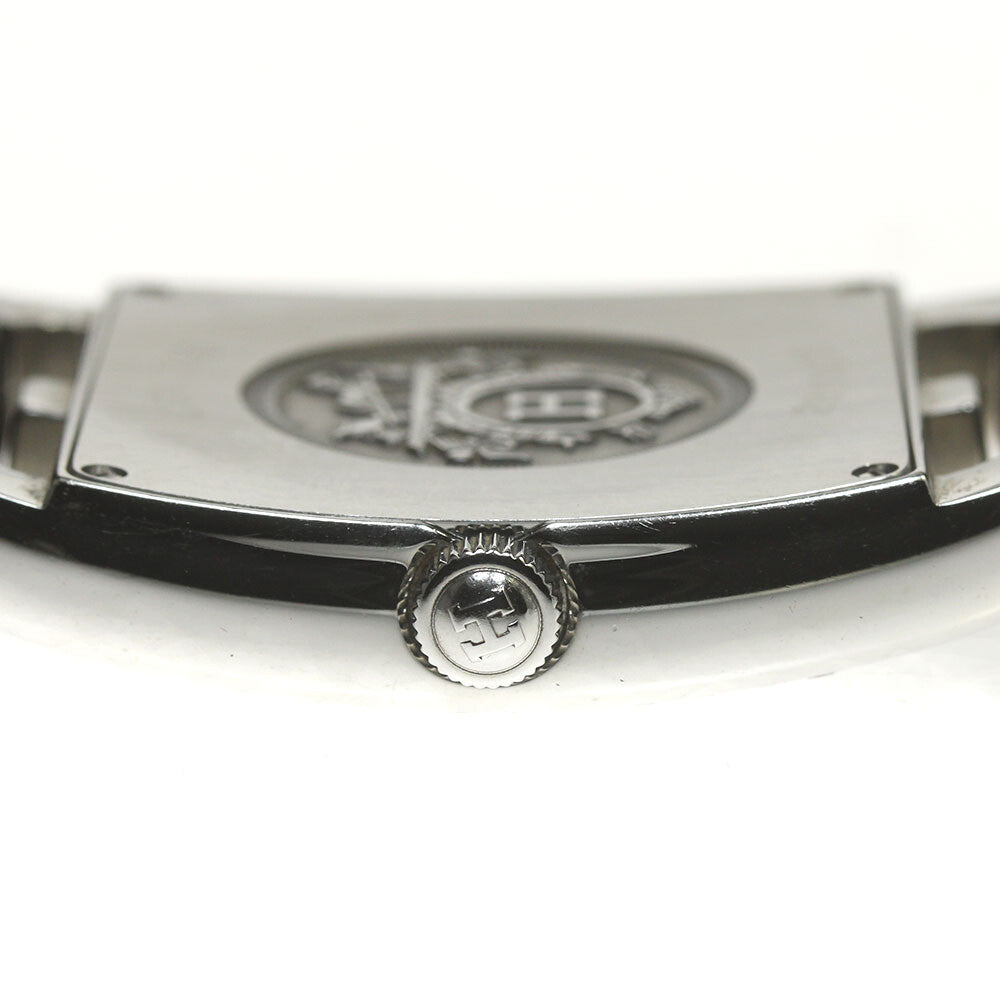 Hermes Ct1.730 Cape Cod Tonneau Diamond Bezel Watch Women