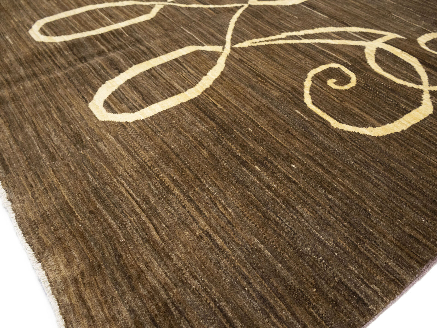 Brown Afghan Gabbeh Oriental Rug 4'9X6'4 Ft