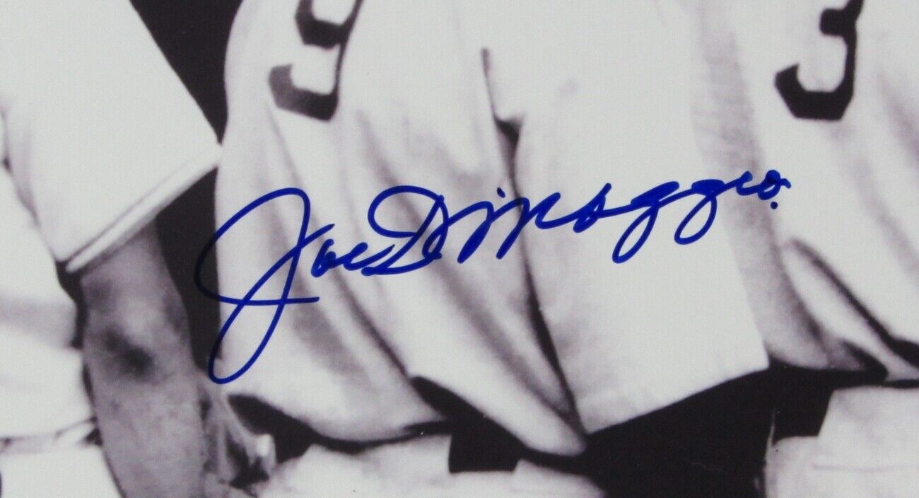 Joe Dimaggio Hof Yankees Signed/Auto 11X14 1936