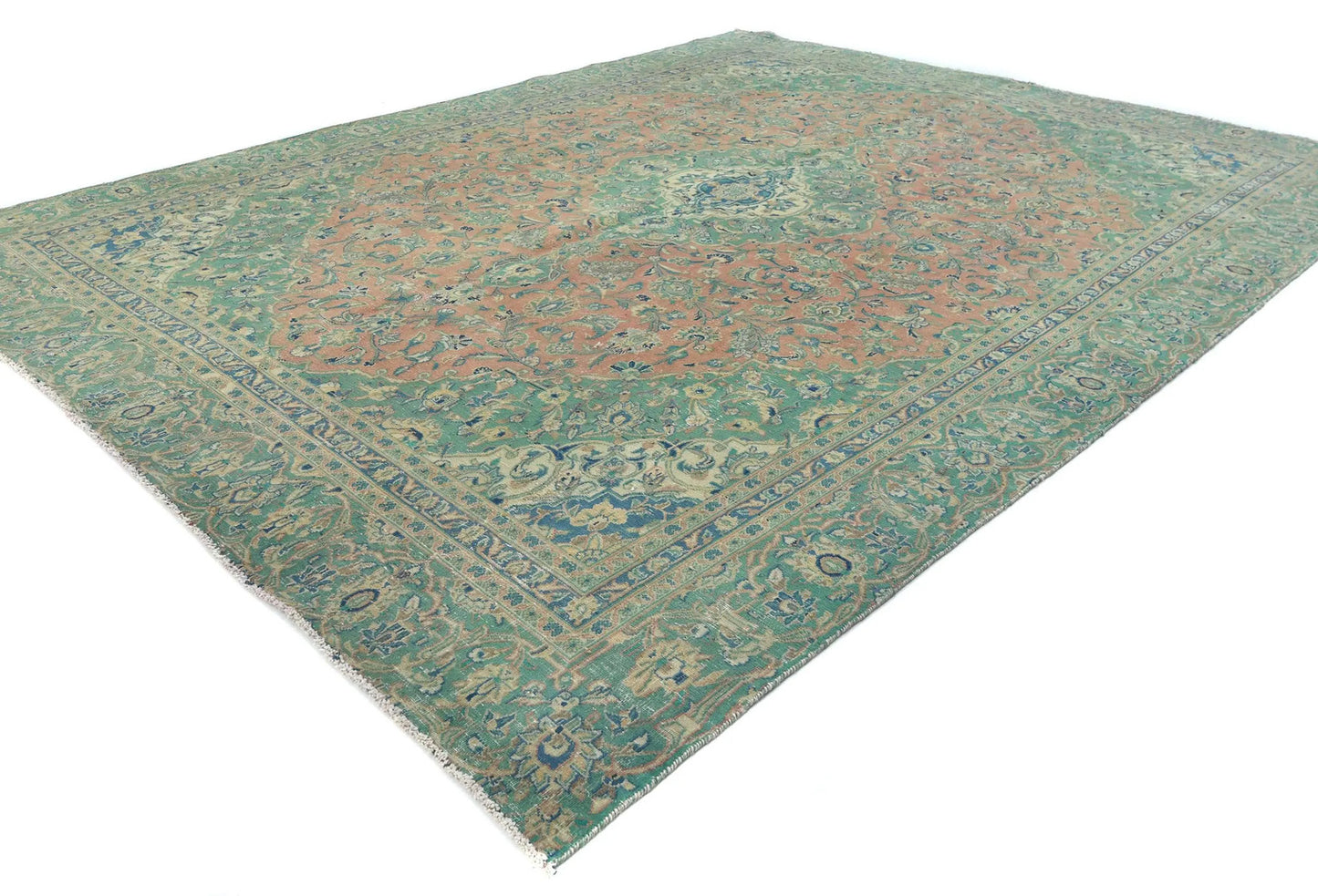 Handmade Semi-Antique Distressed Vintage Oriental