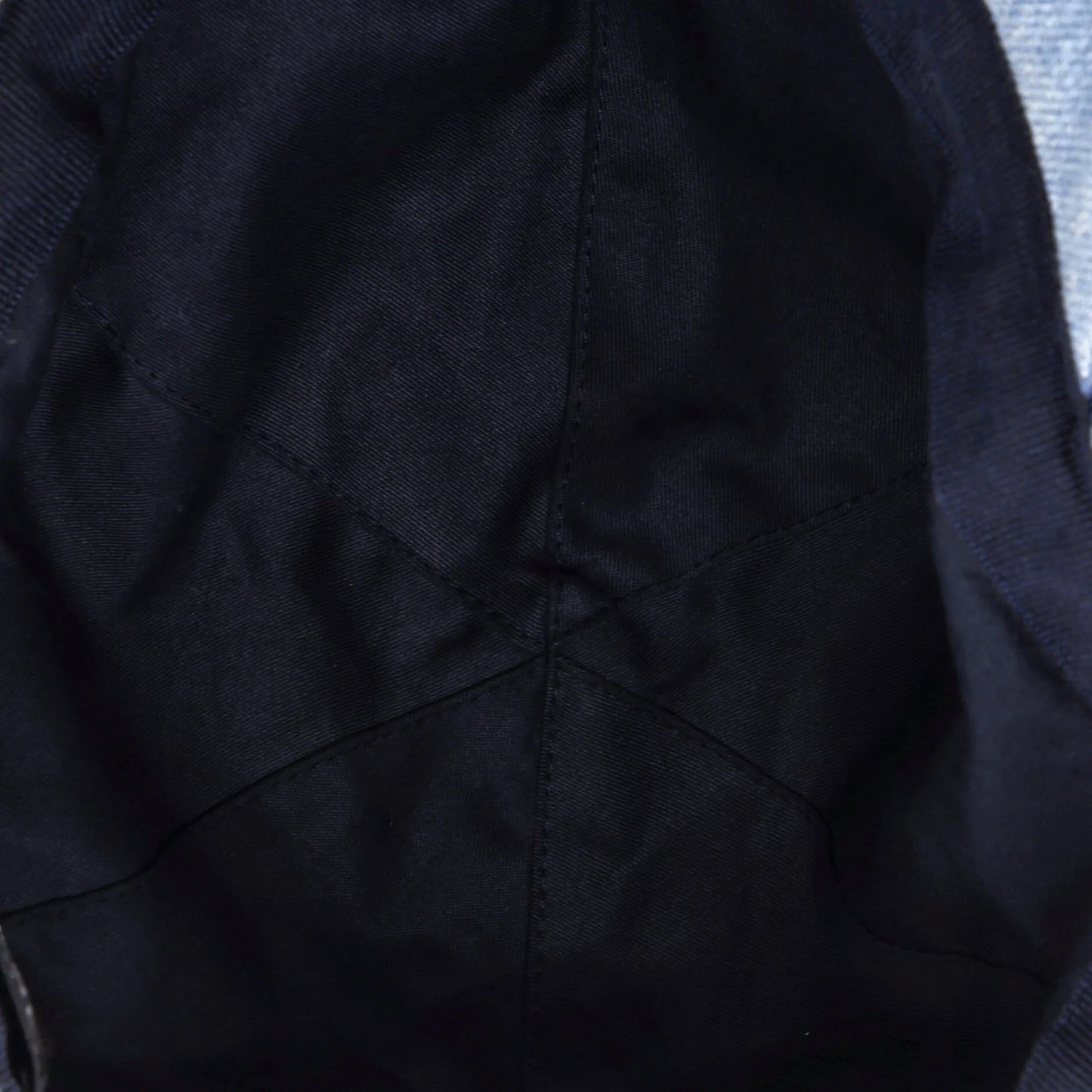Chanel Cc Baseball Cap Sequin Embellished Denim