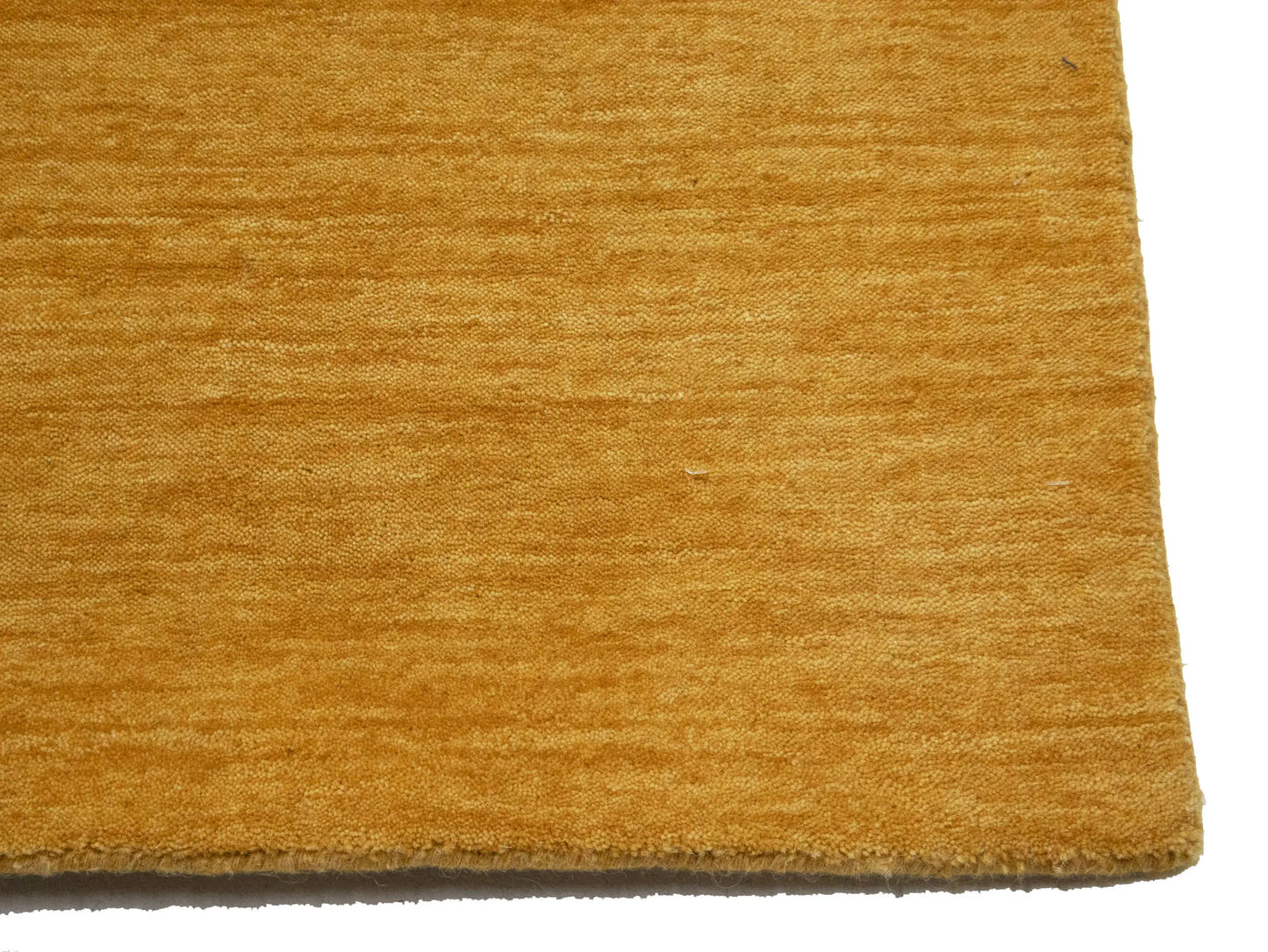 Golden Peach Solid Design Hand-Loomed 8X10 Gabbeh
