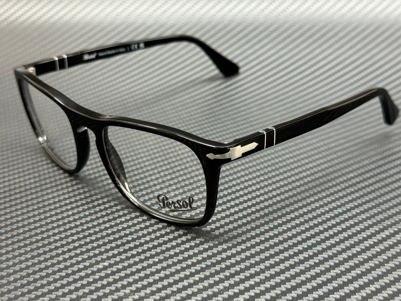 Persol Po3344V 95 Black Unisex 54 Mm Eyeglasses