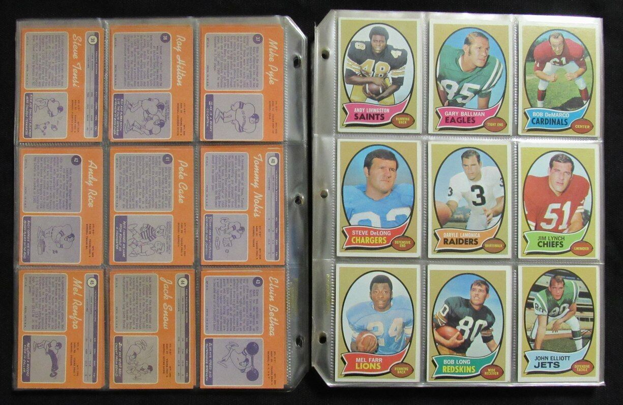 1970 Topps Football Card Complete Set (1-263)