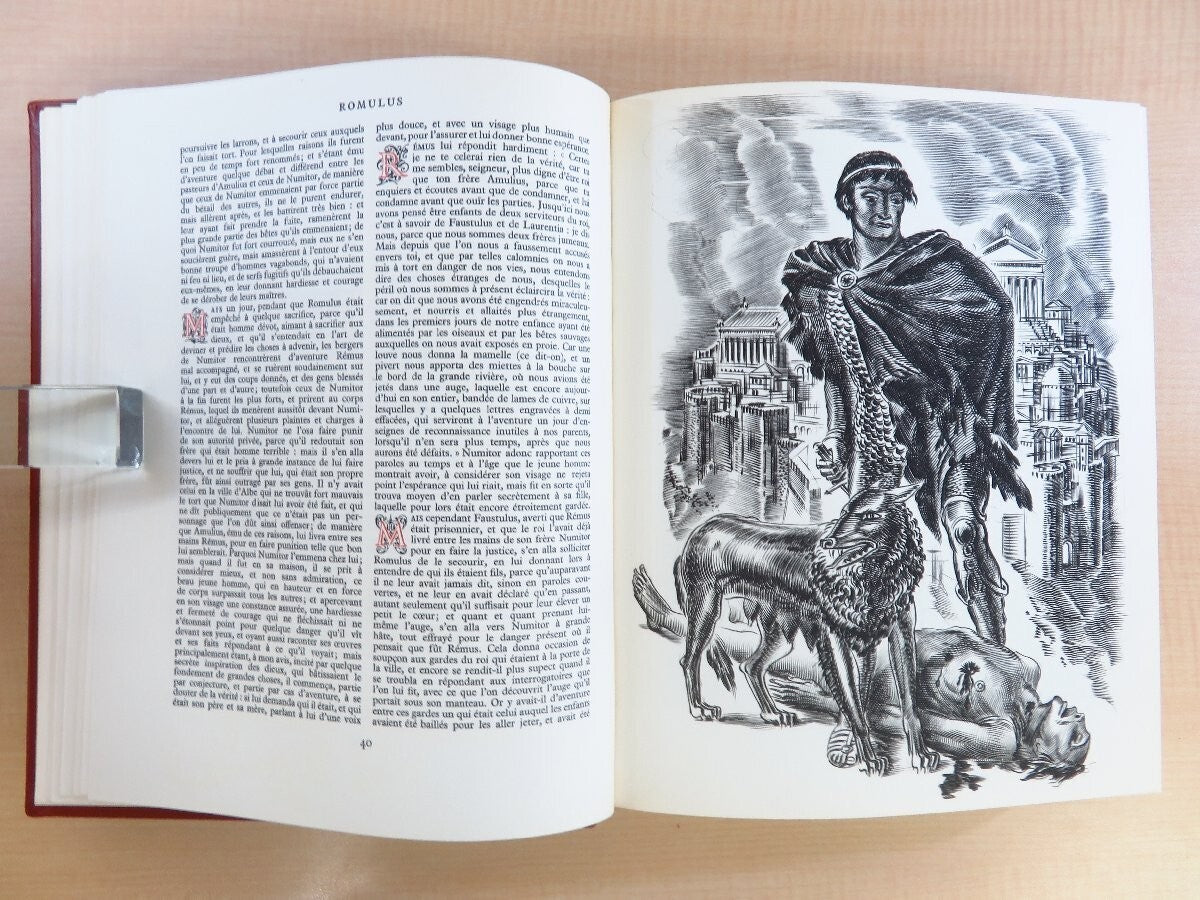 Plutarch Les Vies Des Hommes Illustres 3 Vols Complete 1967 1St Edition Limited