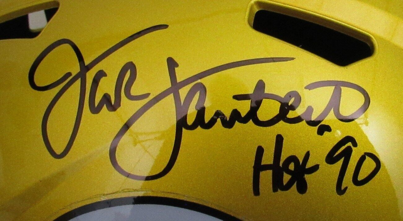 Jack Lambert Hof Signed/Inscr Steelers Full Size