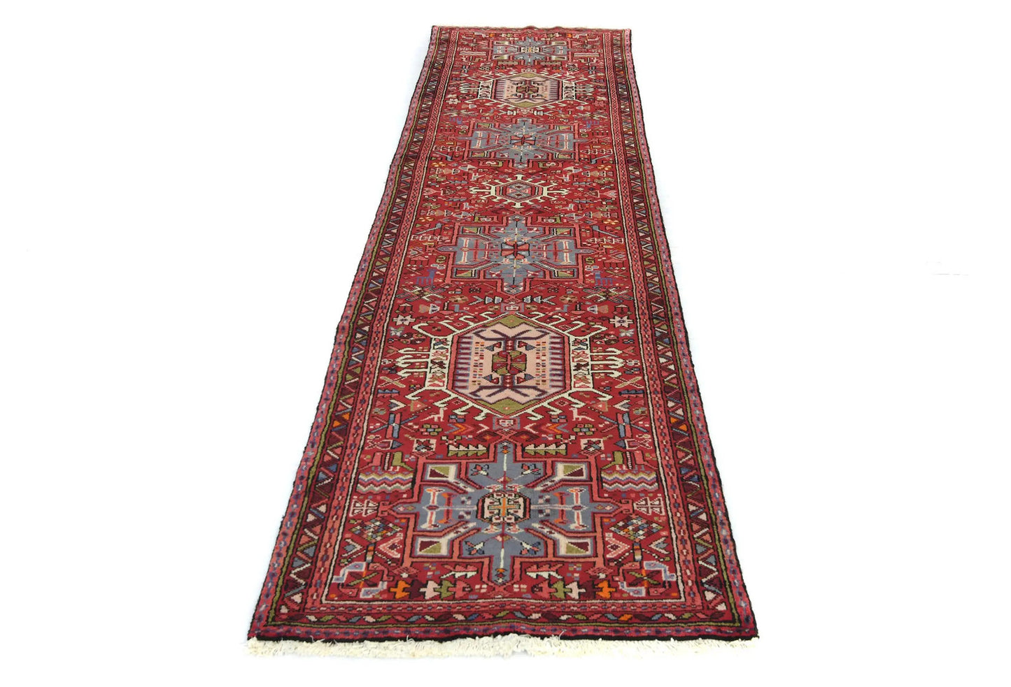Tribal Vintage Oriental Runner Rug Farmho Hallway