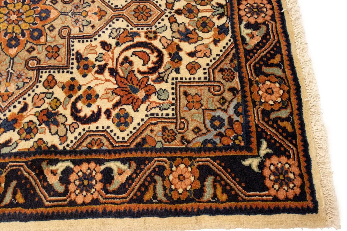 Vintage Handmade Floral Oriental Rug Carpet
