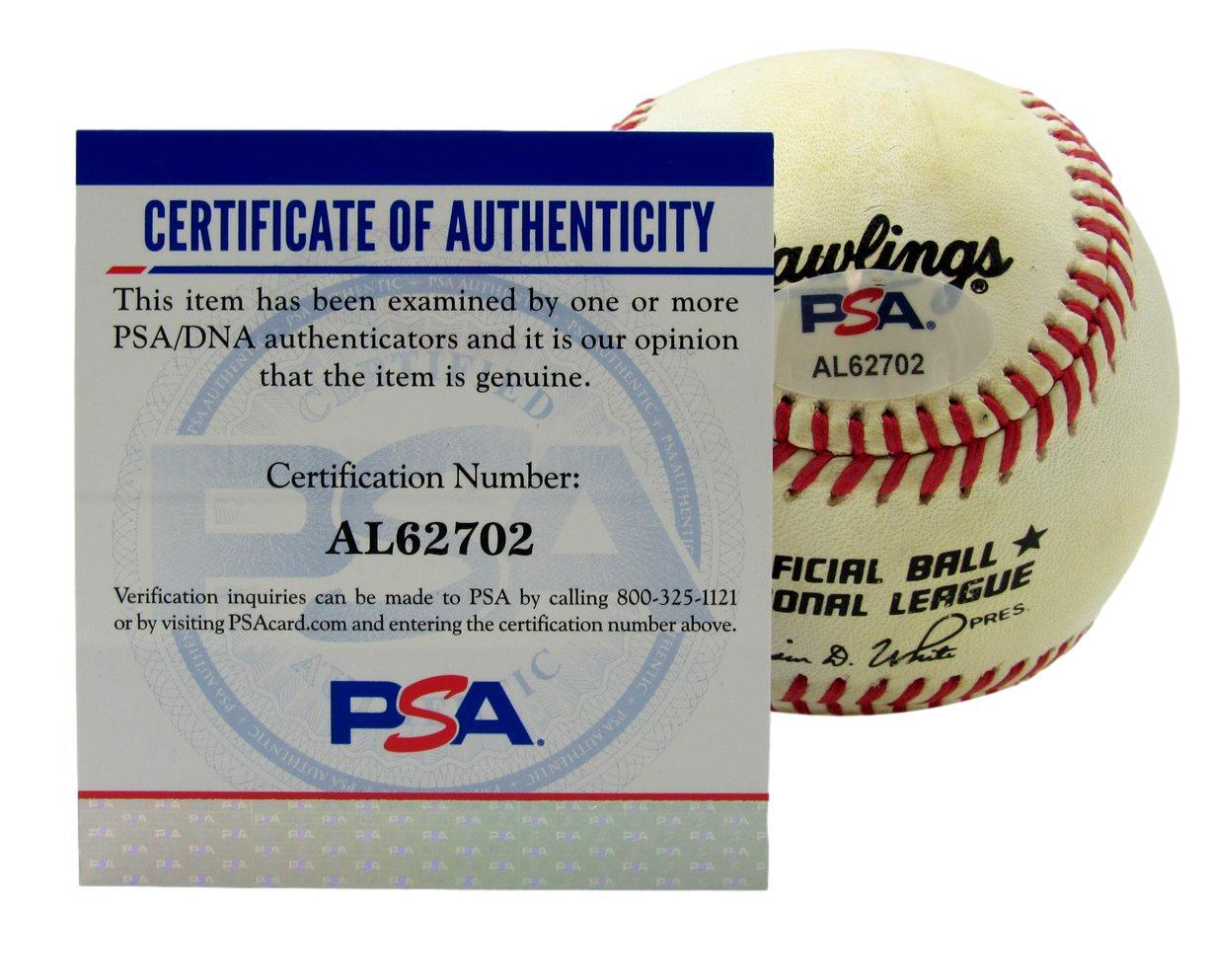 Harry Charles "Shag" Crawford Autographed Onl Baseball Mlb Umpire Psa/Dna