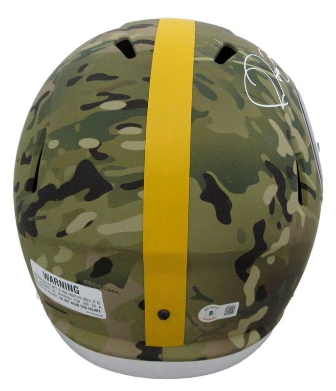Jerome Bettis Hof Autographed Full Size Camo