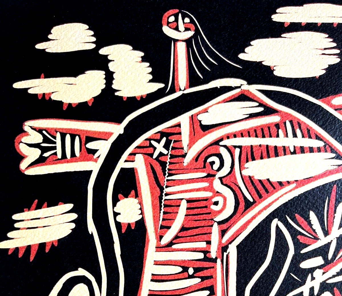 Pablo Picasso Lithograph Coa Signed Numbered By