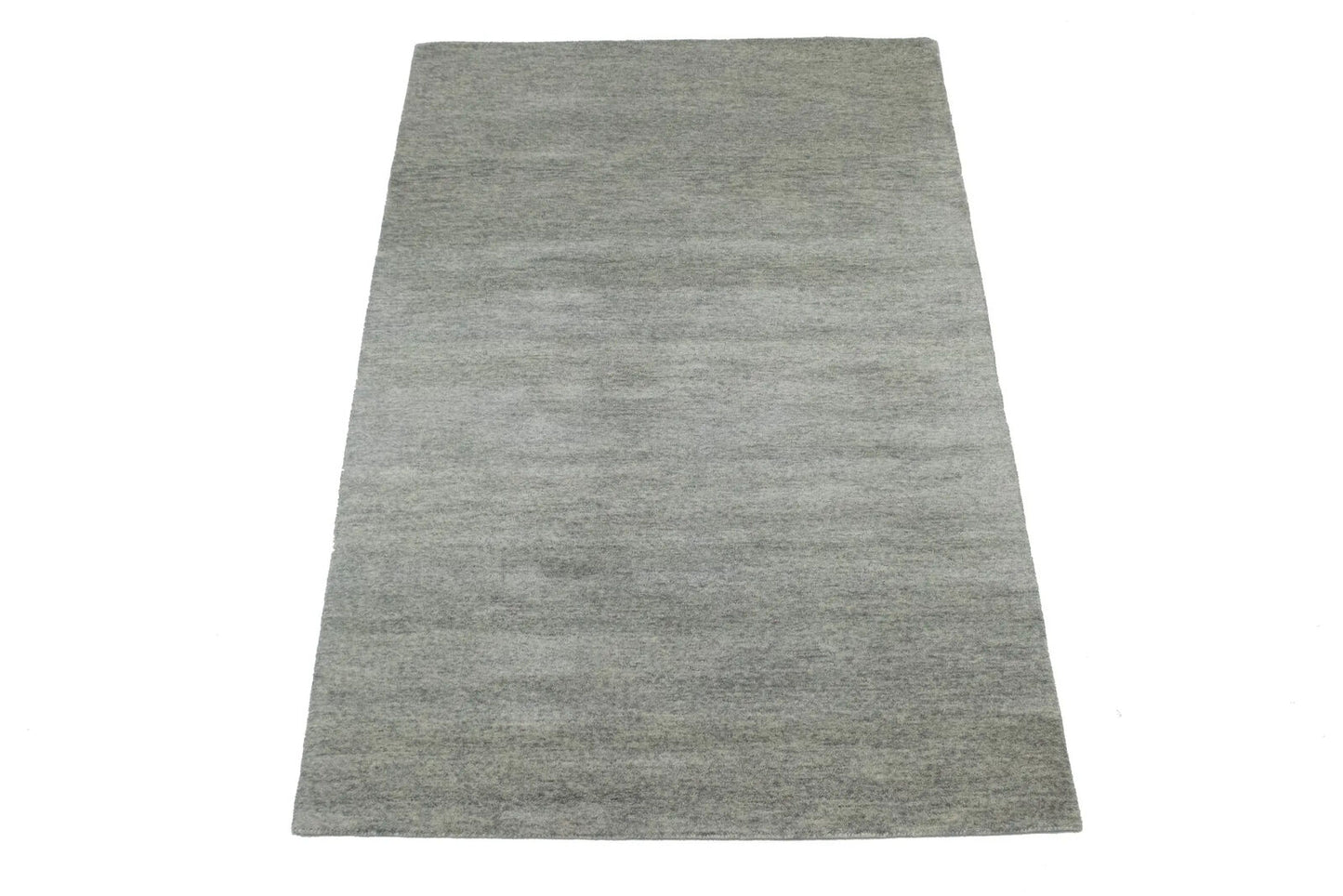 5X8 Ft Hand-Tufted Modern Rug Solid Gray