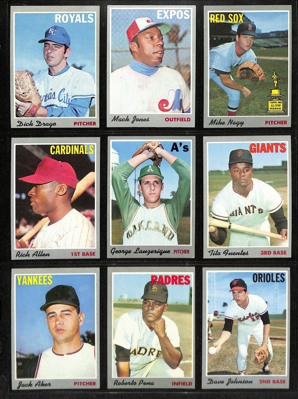 1970 Topps Baseball Card Complete Set (1-720) Seaver Munson Clemente Ryan 195326