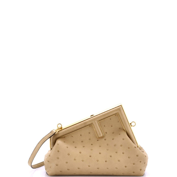 Fendi First Bag Ostrich Small
