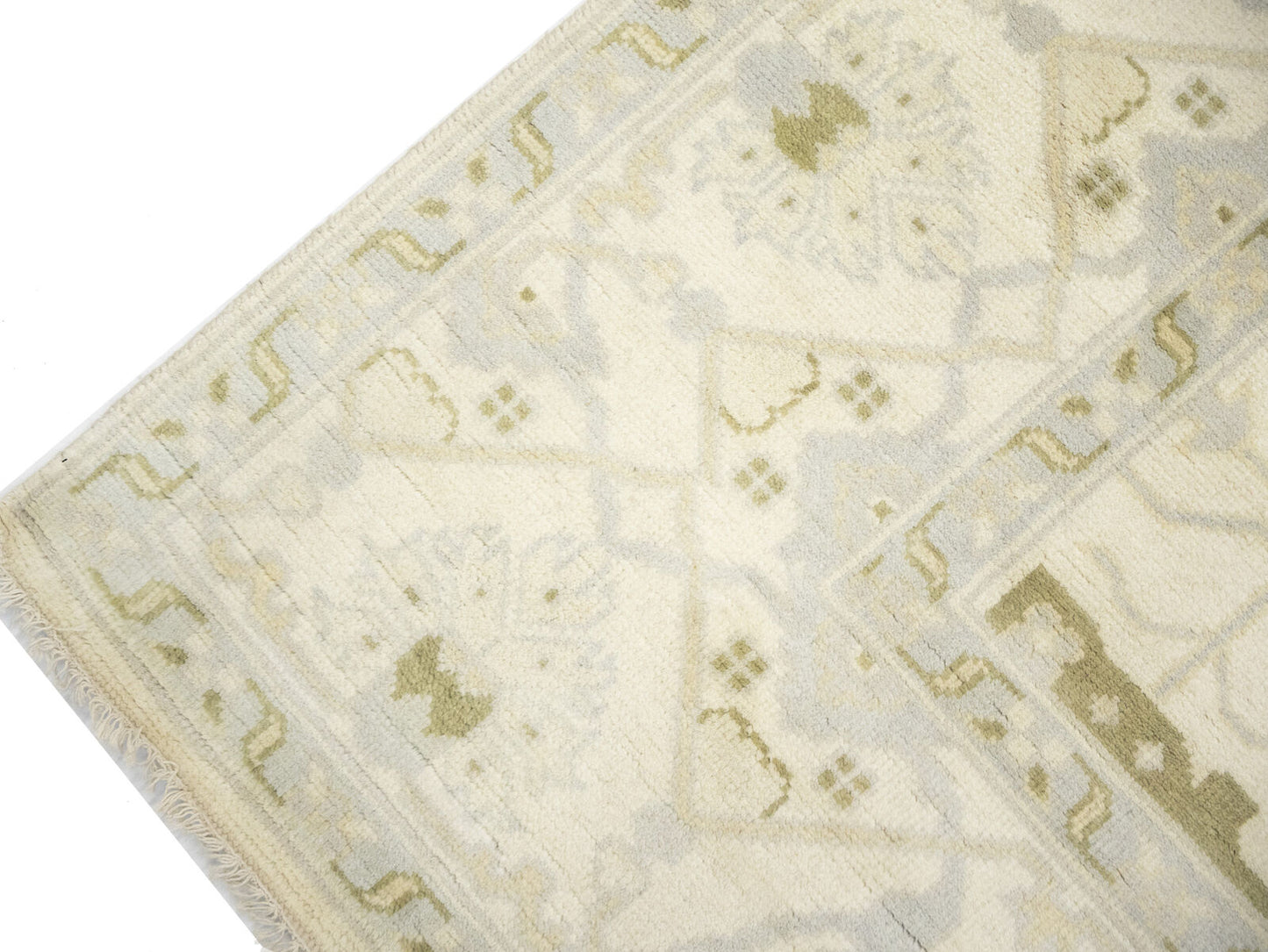 Handmade Extra Large Oushak Oriental Rug Muted