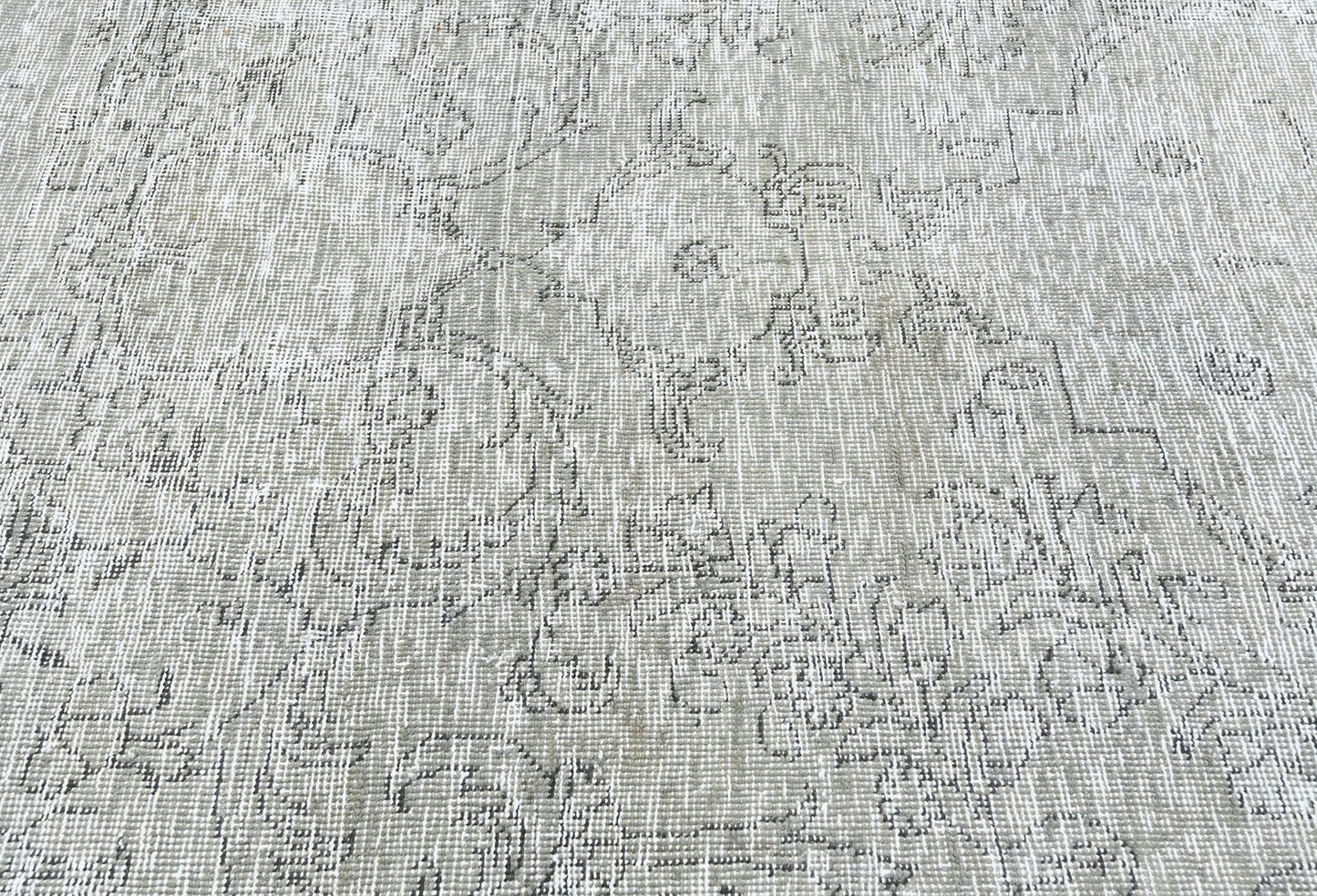 Vintage Stone-Washed Oriental Rug Distressed