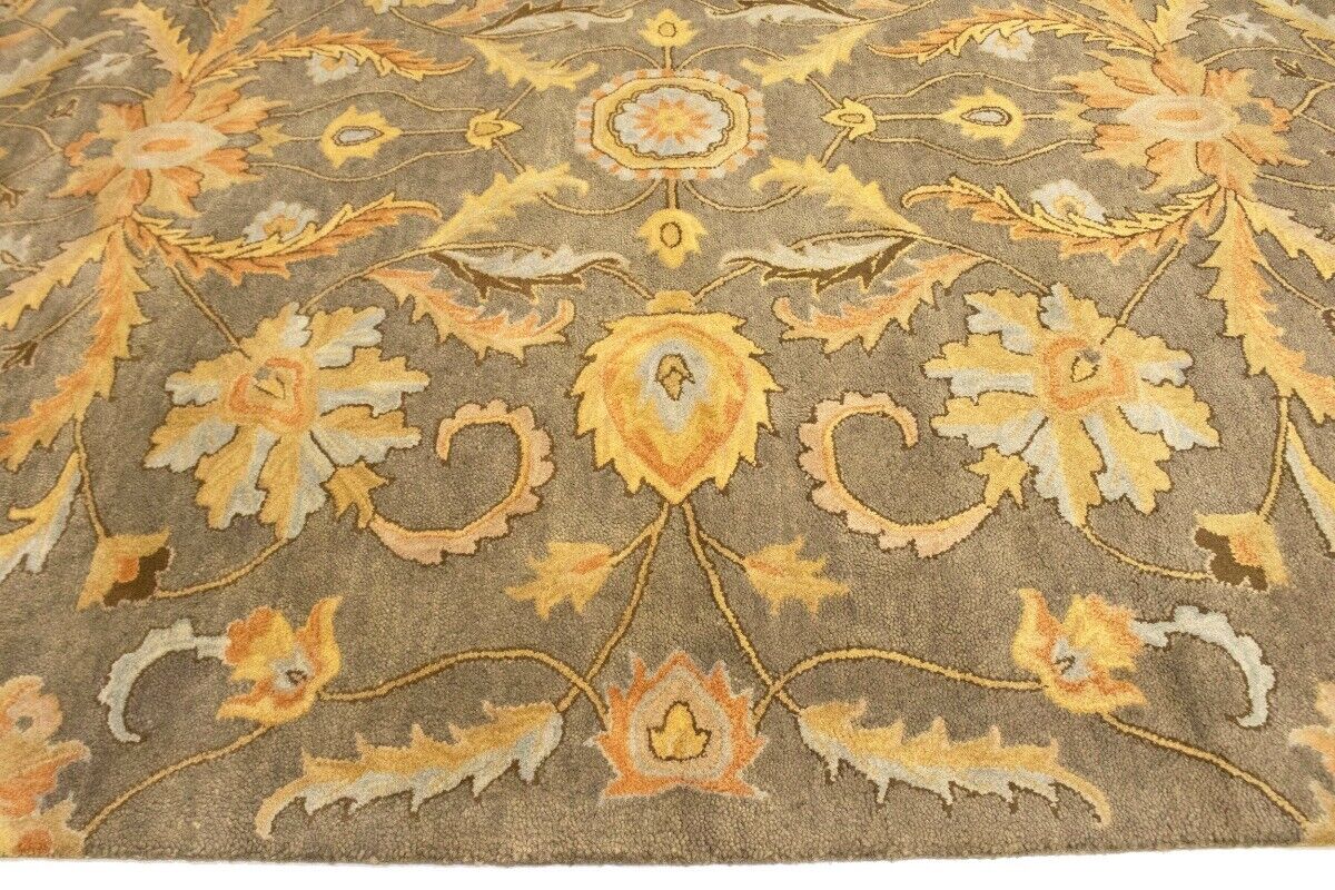 Hand-Tufted Oriental Rug Plush Modern Floral