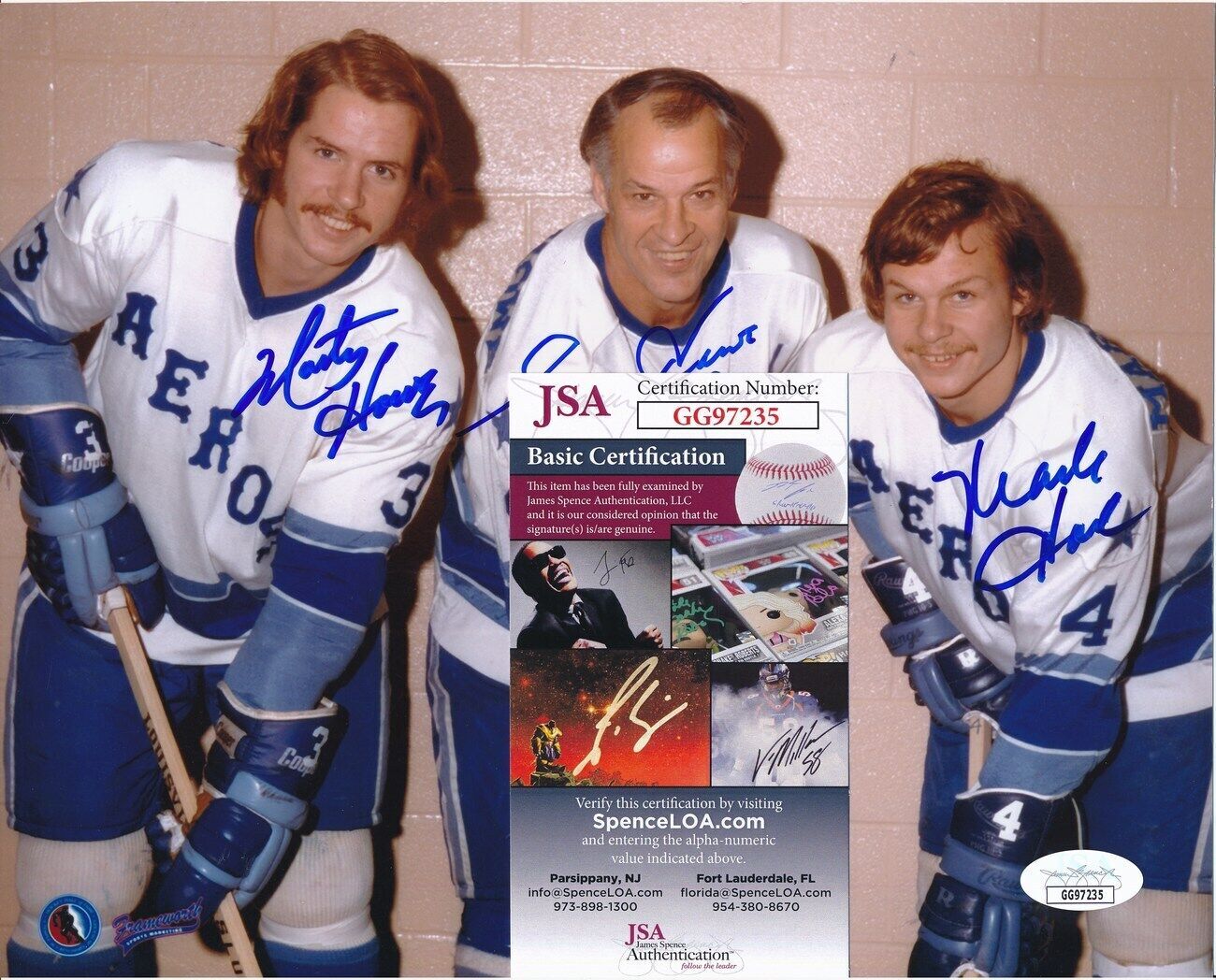 Gordie, Mark, Marty Howe Aeros