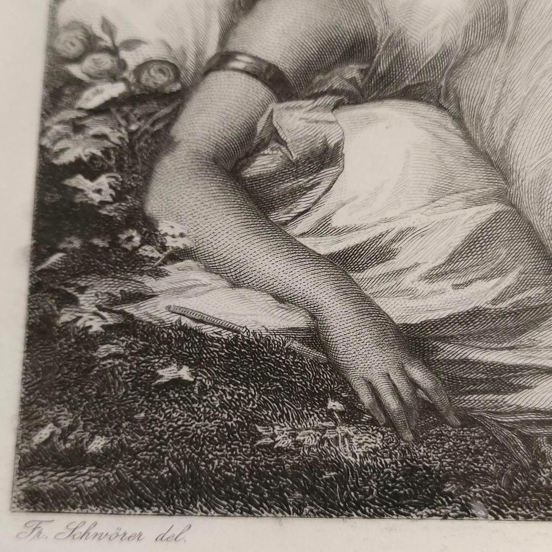 Antique Etching A Midsummer Nights Dream Oberon &