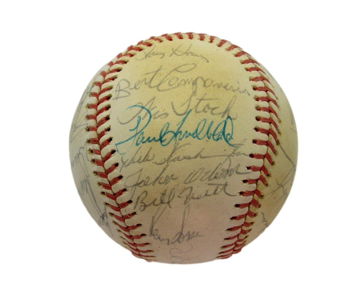 1970S Oakland A'S Team Signed Oal Baseball (30)