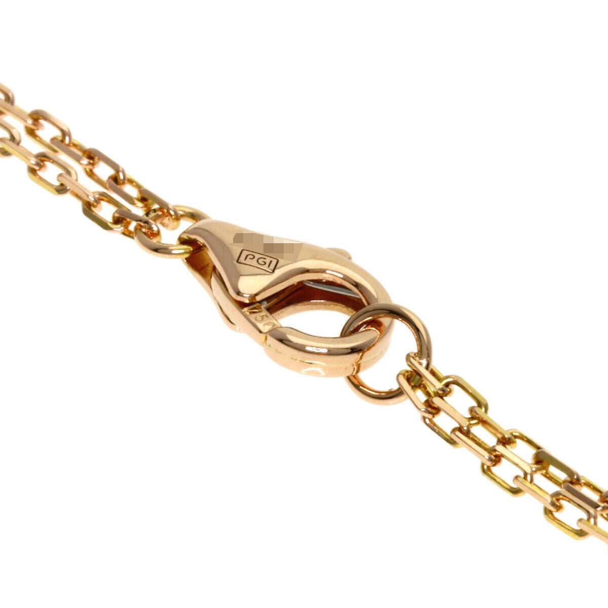 Cartier Necklace Love Circle Diamond K18 Pink