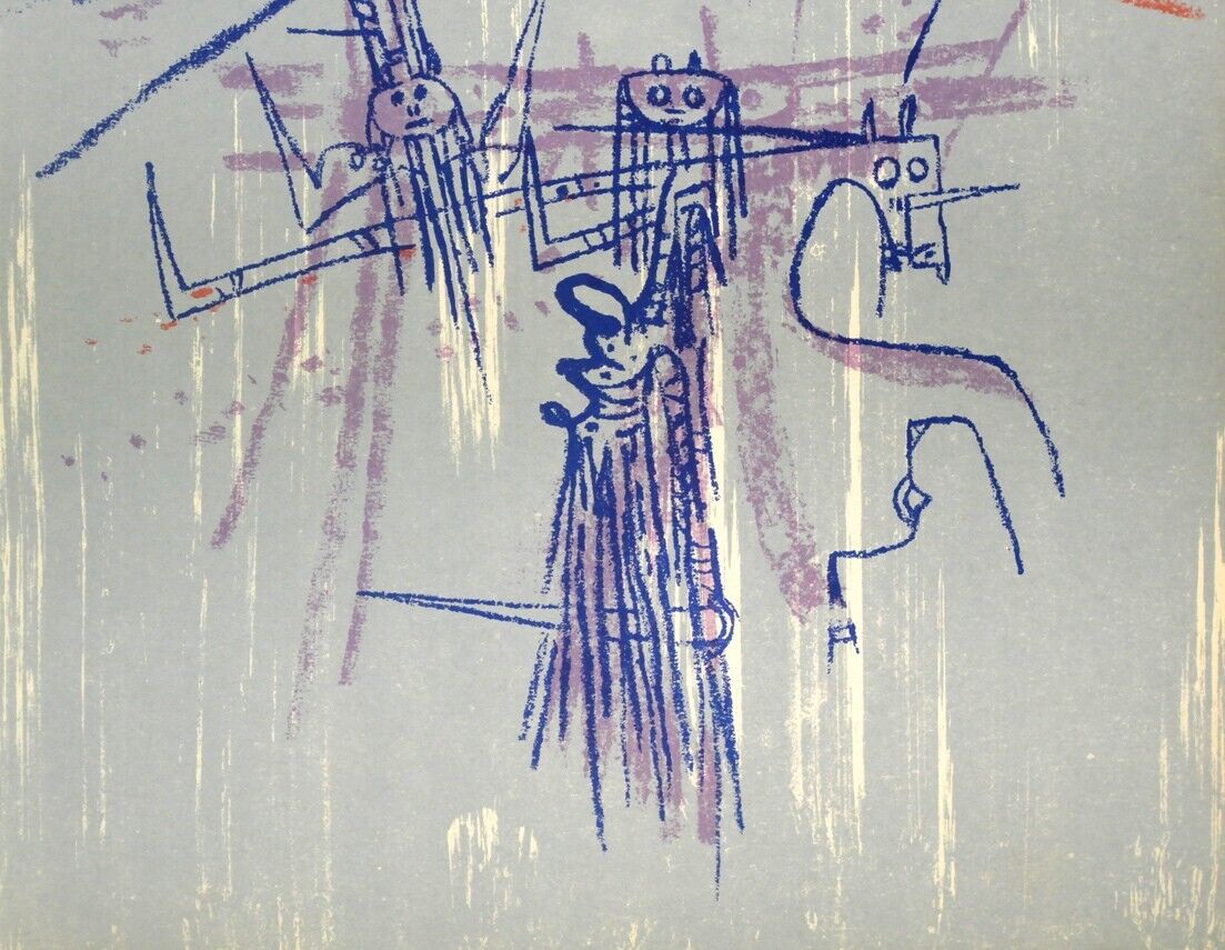 Wifredo Lam (Cuban) Original Lithograph Print