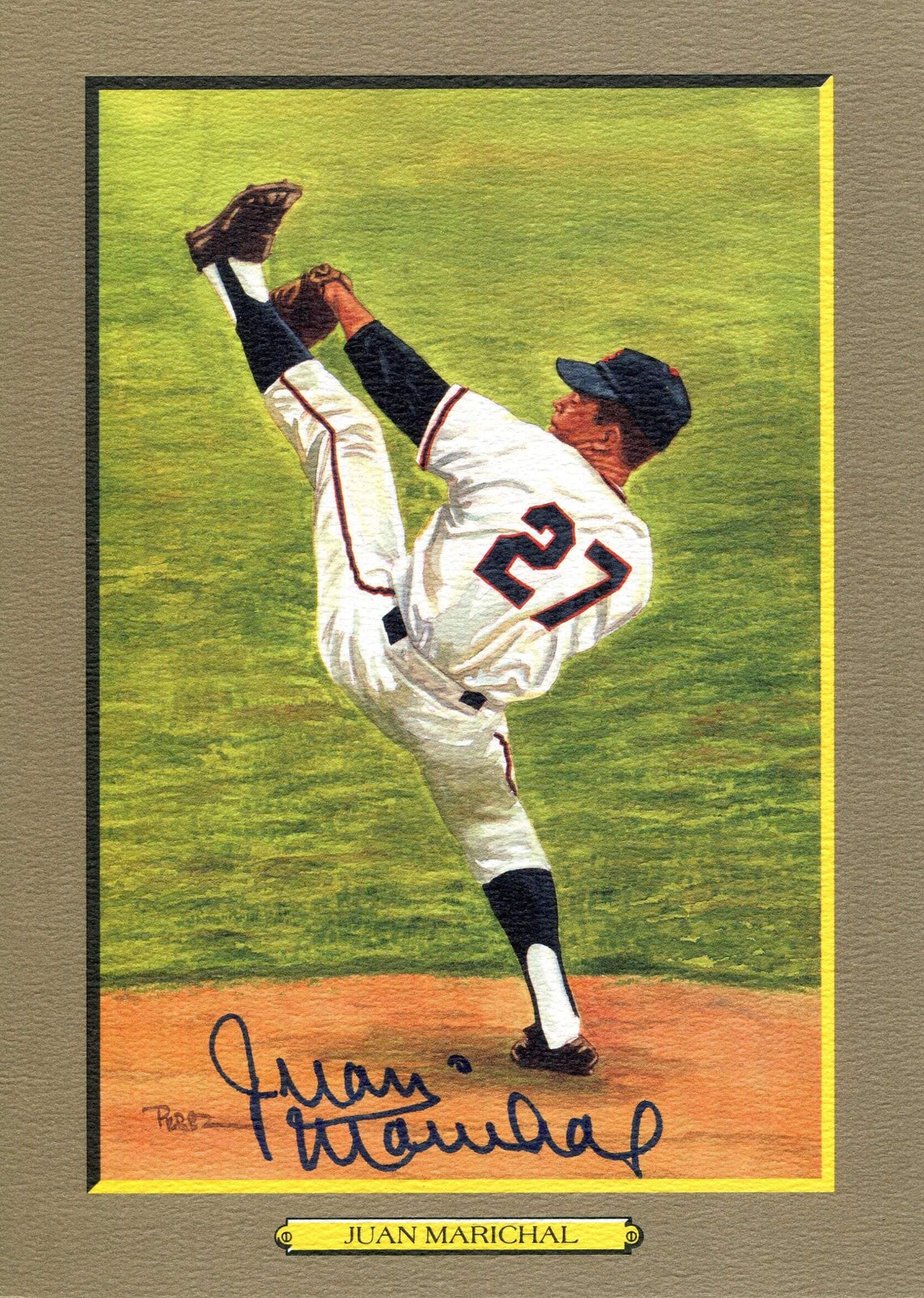 Juan Marichal Autographed Perez Steele Great