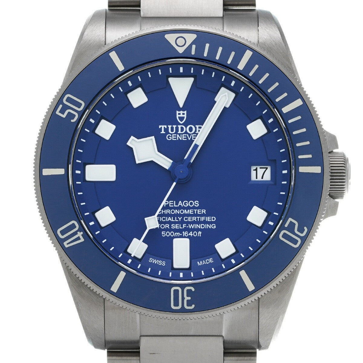 Tudor Pelagos 25600Tb Blue Case Size 4242Mm Men'S Used Watch #41322