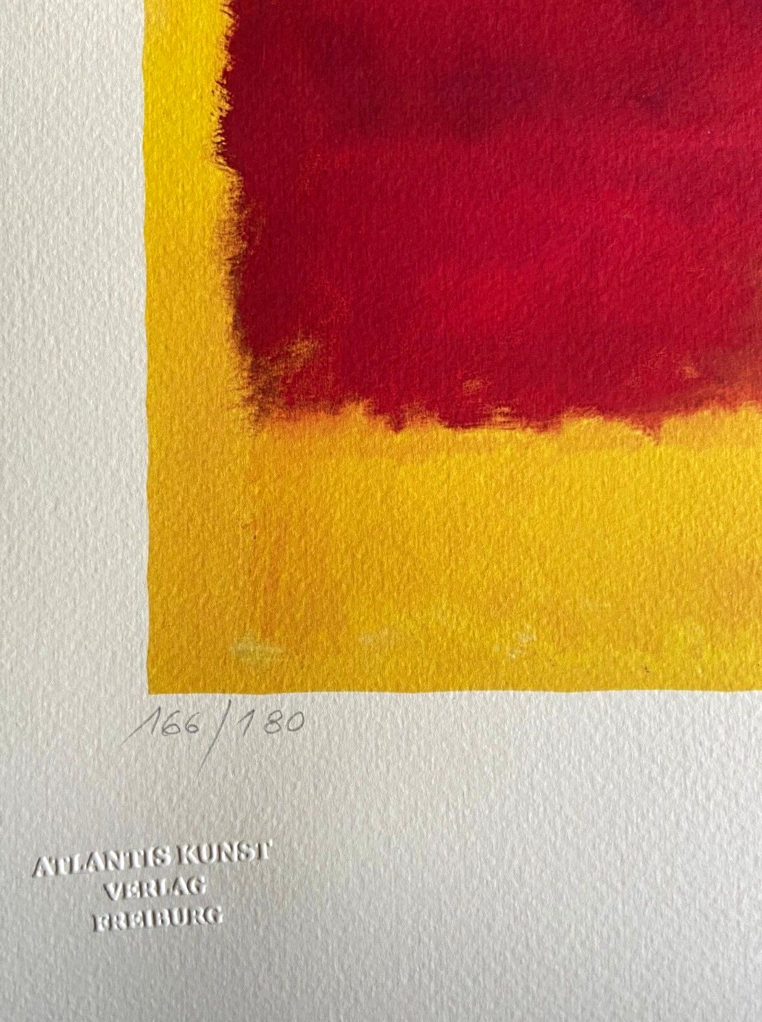 Mark Rothko Lithograph Signed Coa Numbered Stamp
