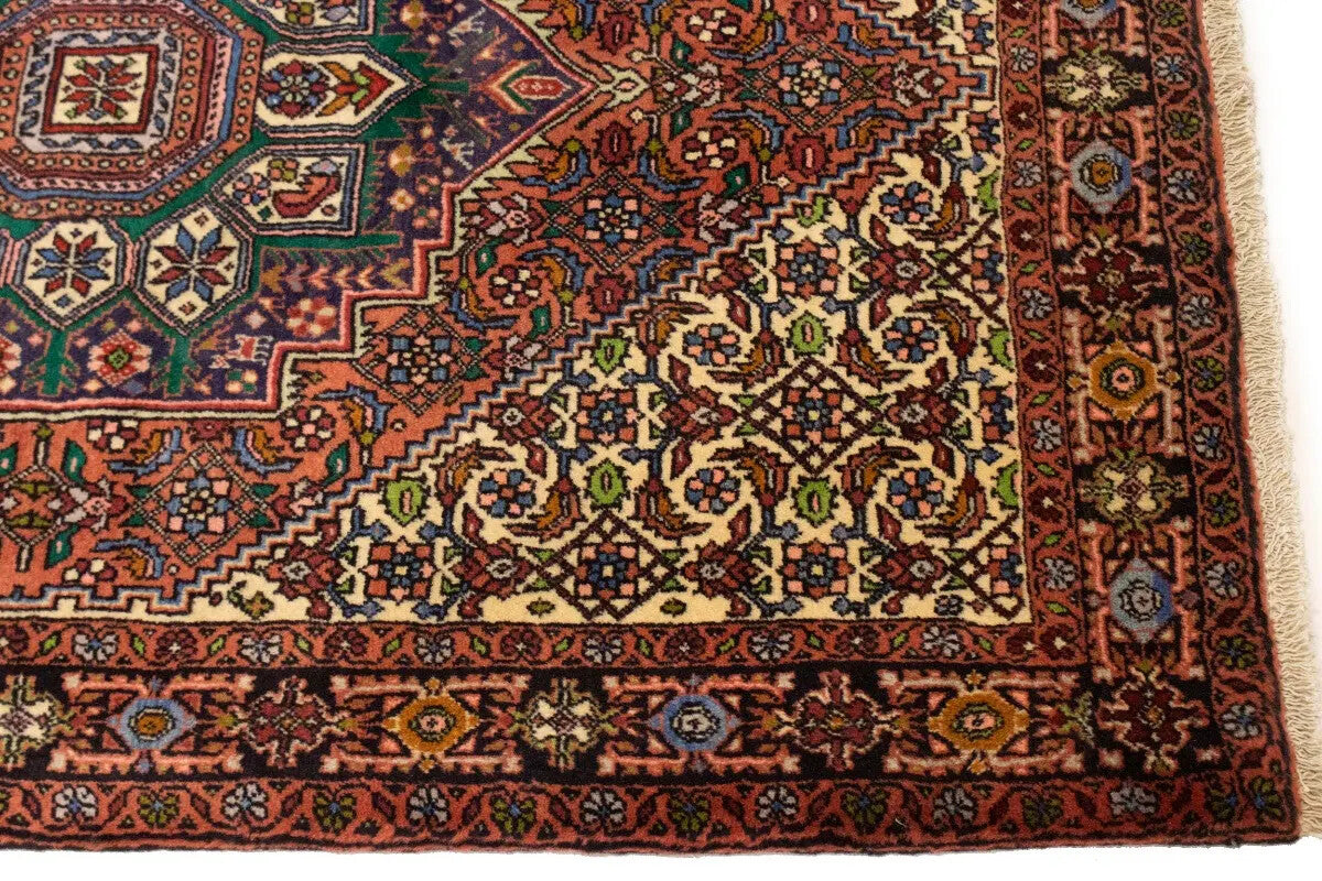 Handmade Wool Bidjar Oriental Rug Rare Vintage