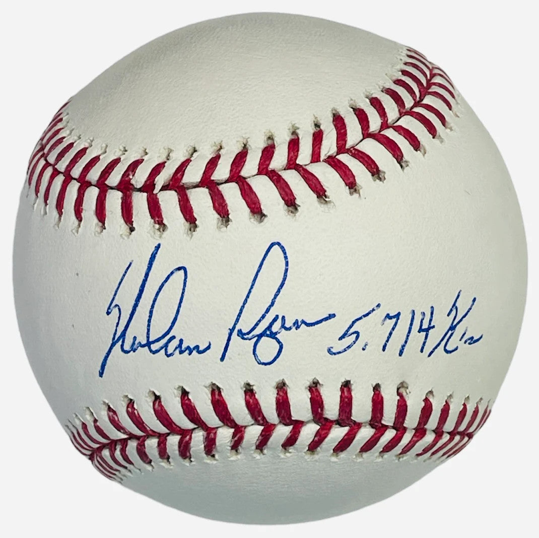 Nolan Ryan "5,714 K'S" Autographed Baseball (Aiv)