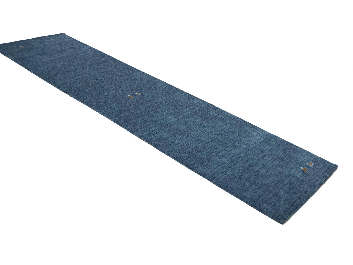 Modern Gabbeh Runner Rug 3X10 Ft Steel Blue