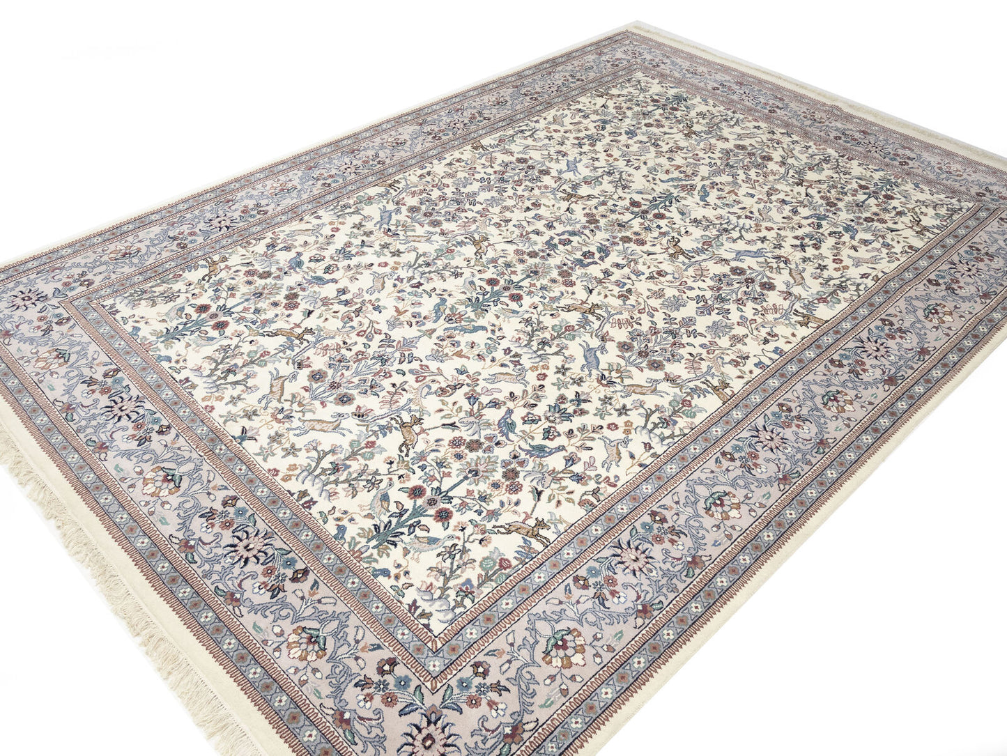 Handmade Extra Large Oriental Rug Animal Design