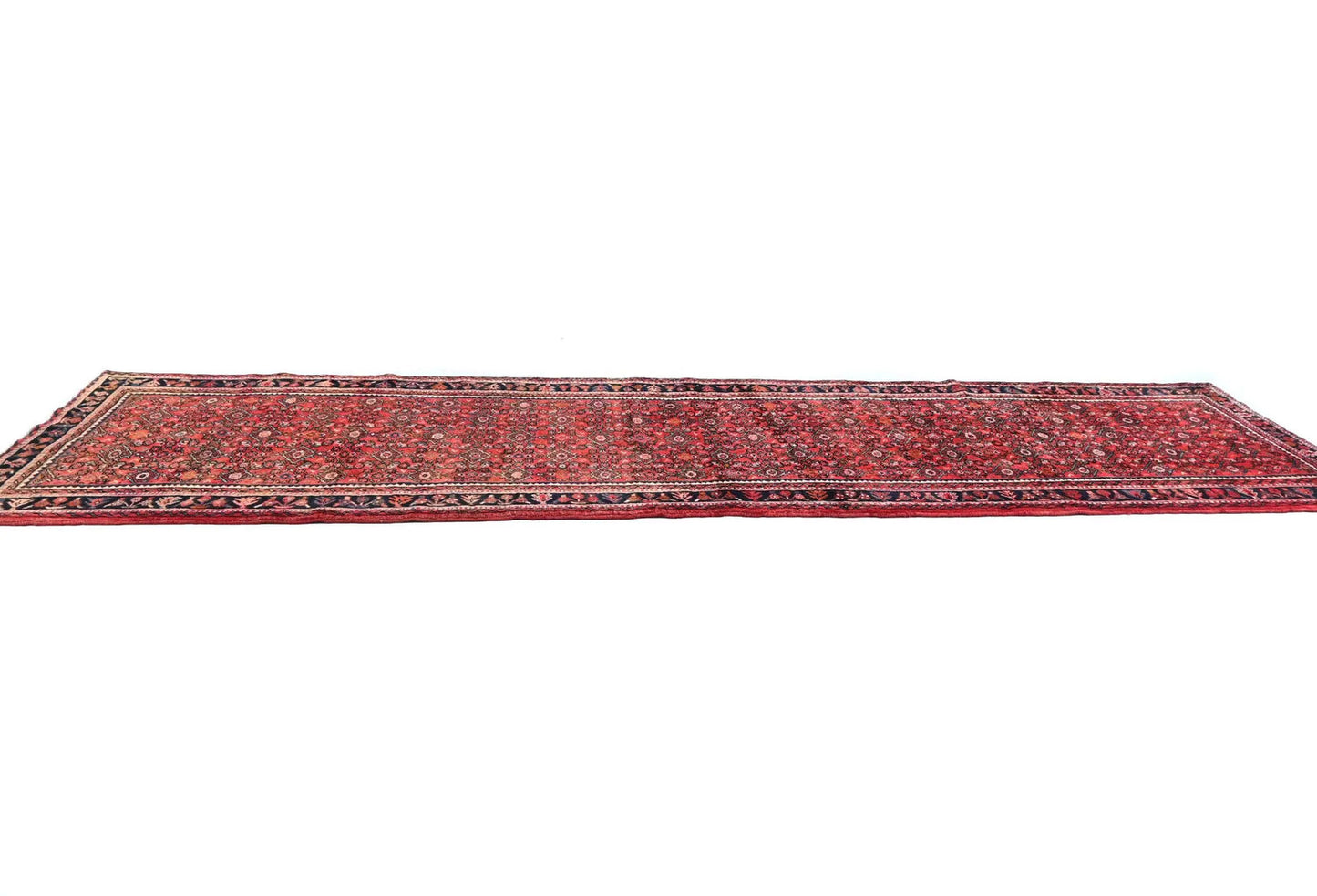 Vintage Red Floral Oriental Runner Rug Kitchen