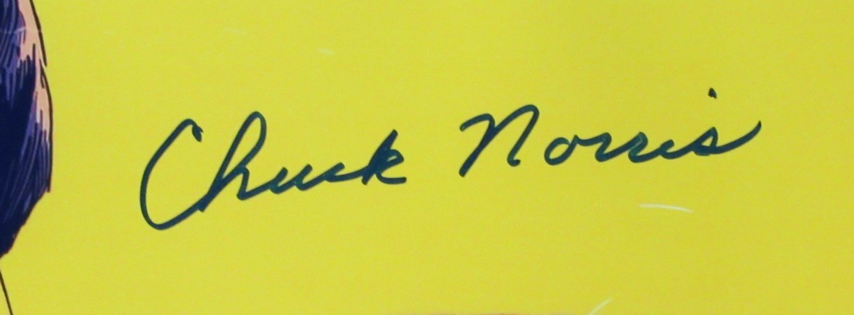 Chuck Norris Autographed 11X14 Photo "The Way Of
