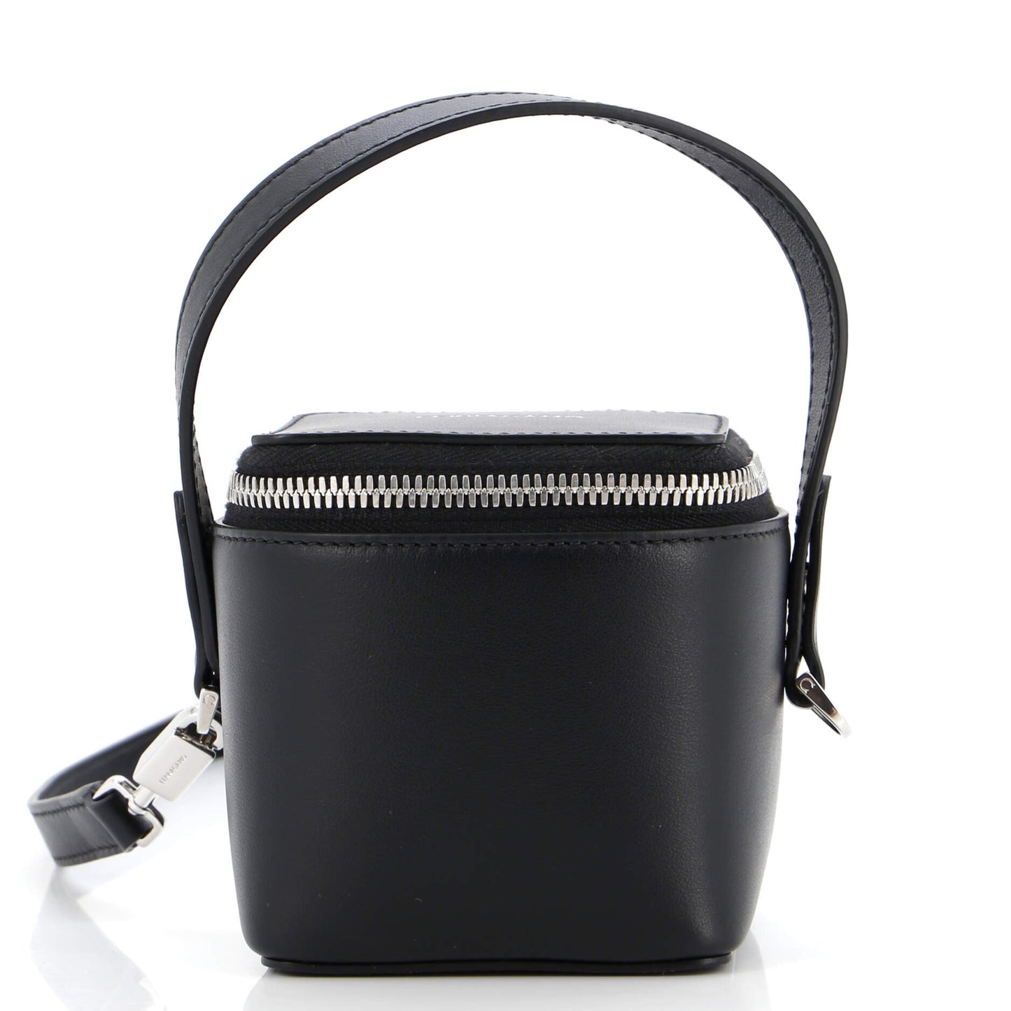 Salvatore Ferragamo Gancicni Top Handle Vanity Case Leather Micro