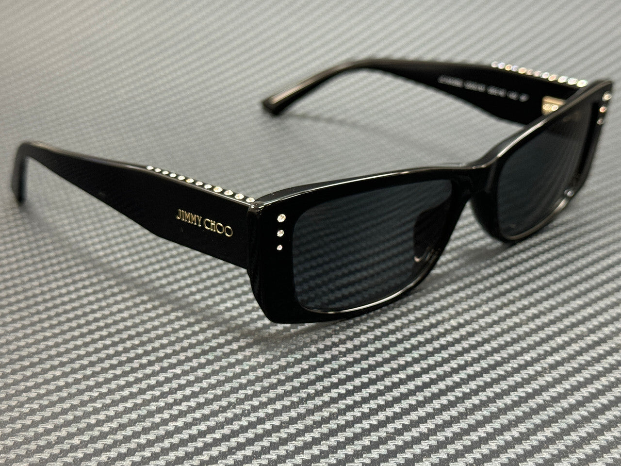 Jimmy Choo Jc50002Bu 500081 Black Grey Polarized