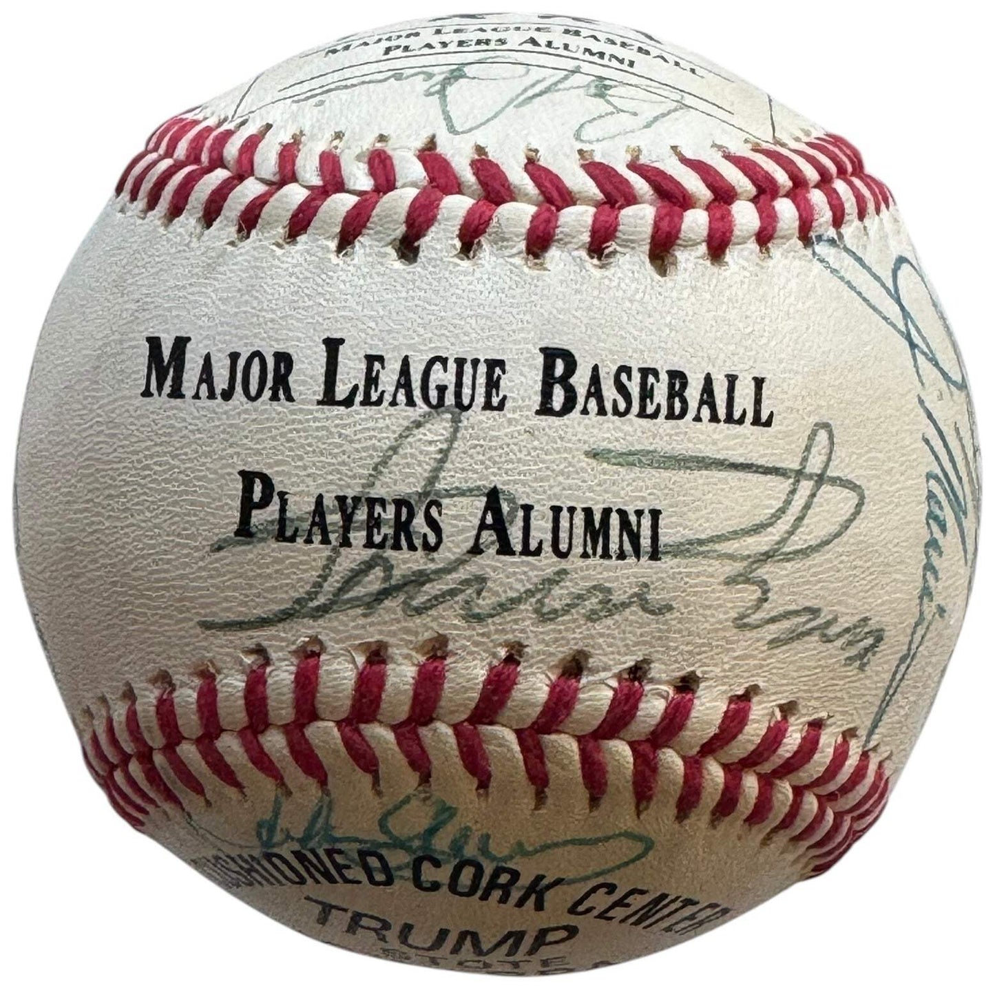 Major League Baseball Players Alumni Muti Signed Autographed Ball