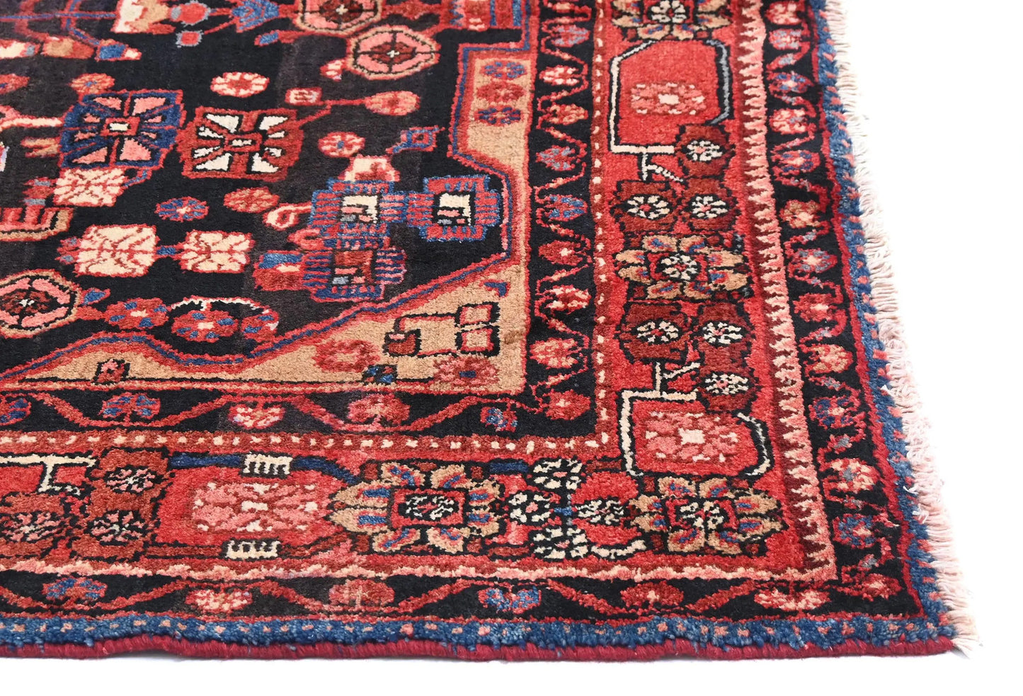 Handmade Tribal Geometric 5X8 Ft Vintage Oriental