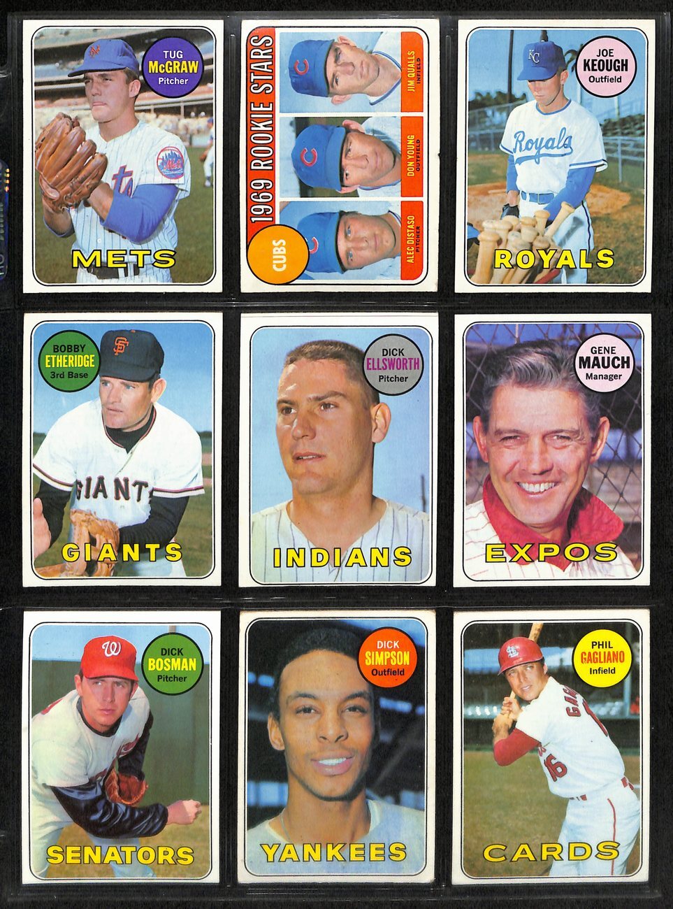 1969 Topps Baseball Card Complete Set (1-664)