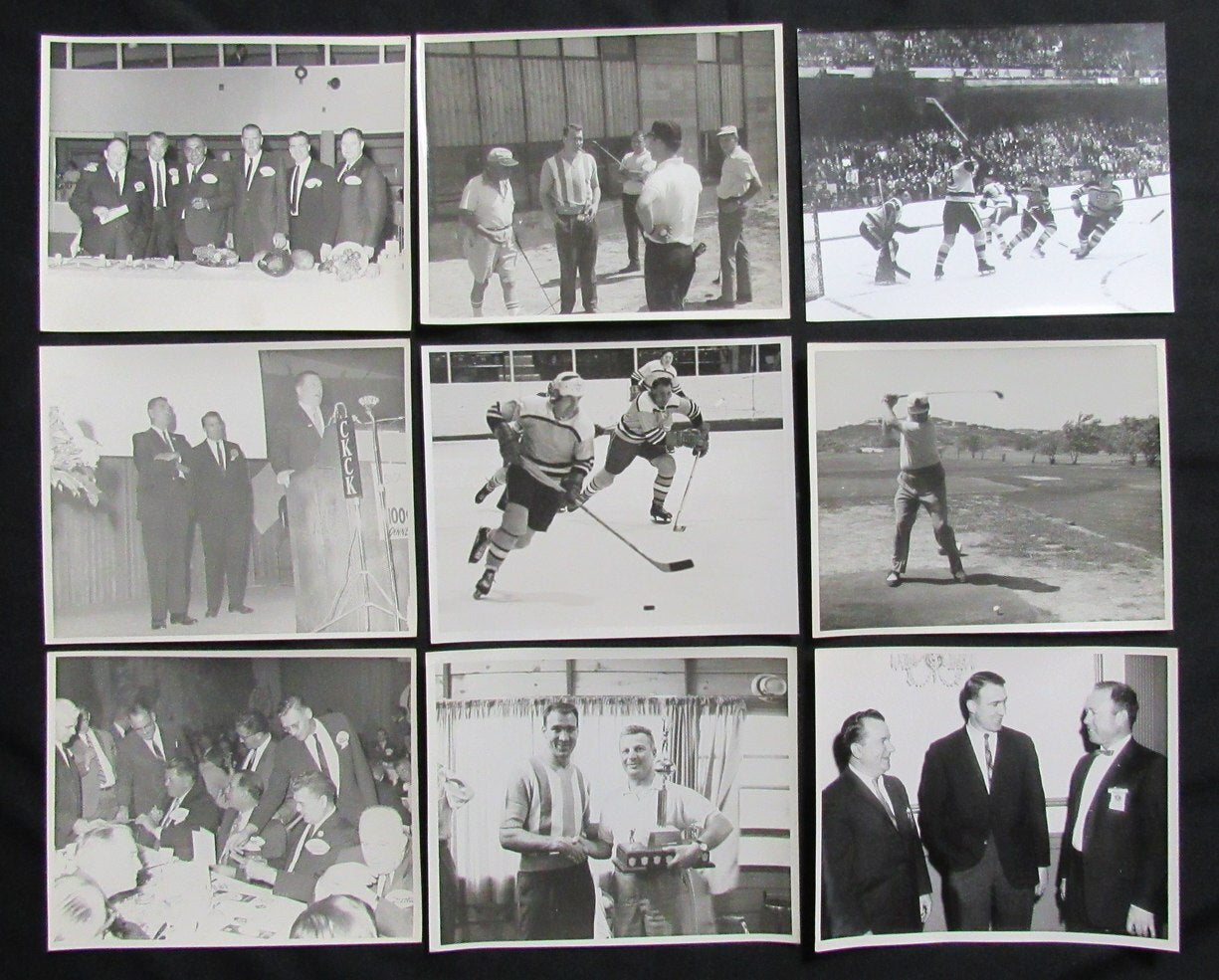 Lot Of 31 Vintage Boston Bruins B/W Team And